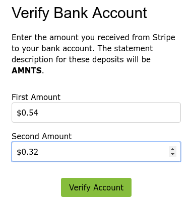 Autopay Verify Bank Account