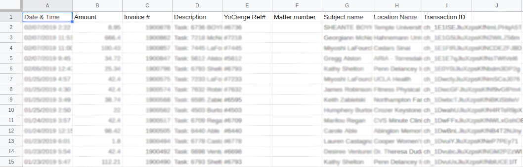 Autopay Get Monthly Transaction List